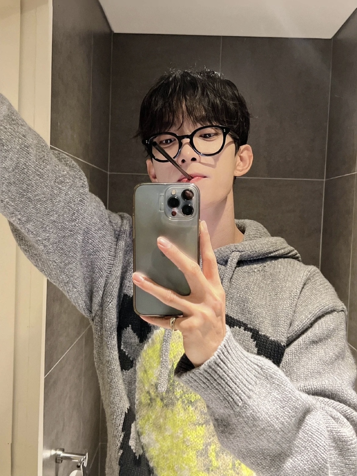 Seventeen DK Inspired Graphic Hooded Sweater