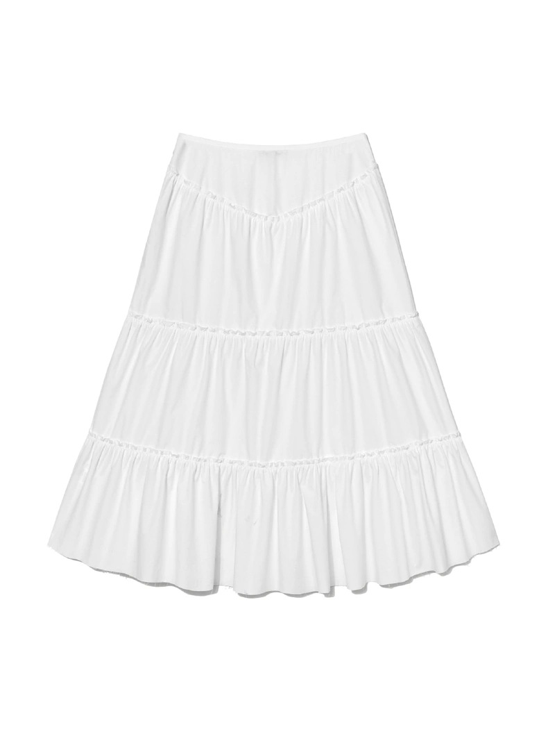 Low Waist Mid-Length Umbrella Skirt-Blackpink Jennie