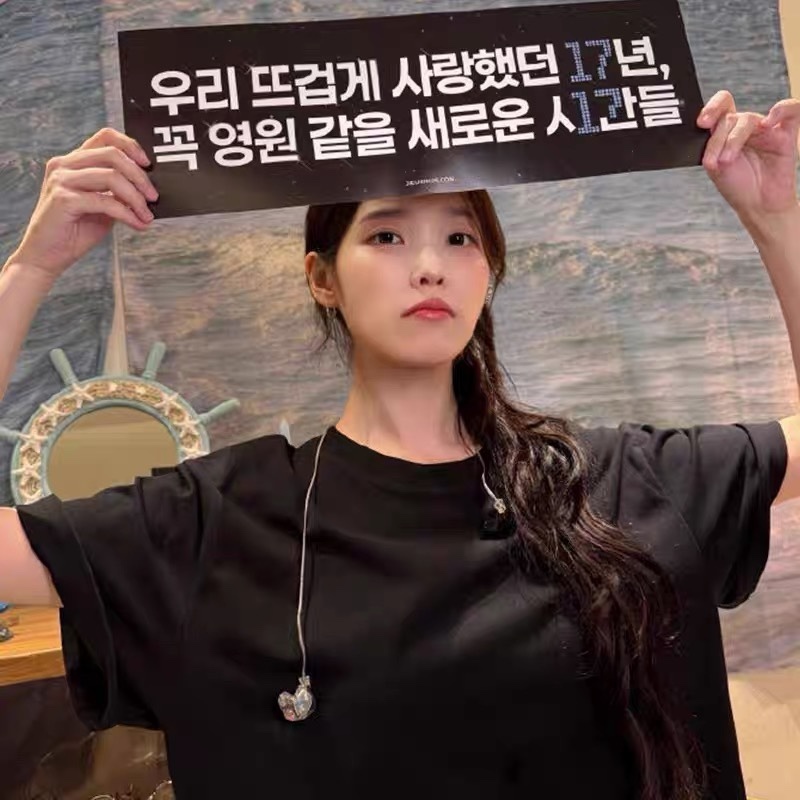 IU 2025 Fan Meet-Up Bye Symmer Merch Inspired T-Shirt