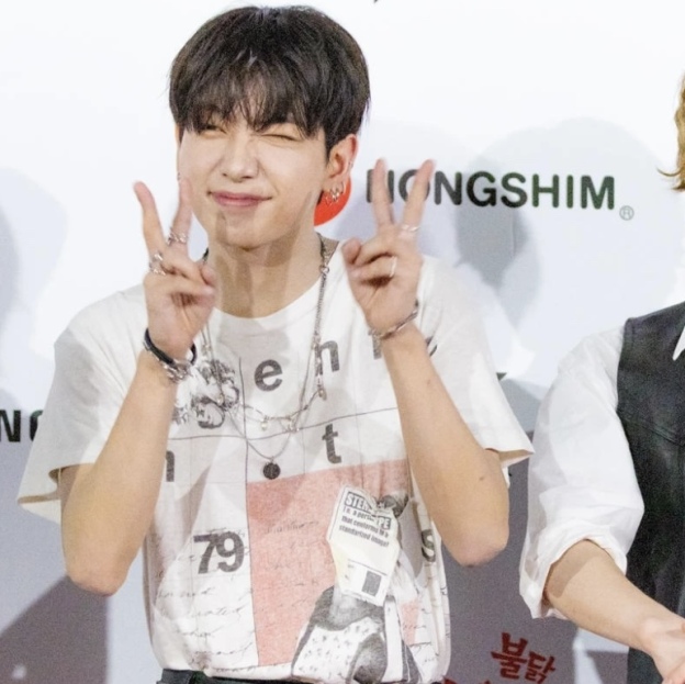 ENHYPEN Niki & Boynextdoor Jaehyun Inspired Punk Style Printed T-Shirt