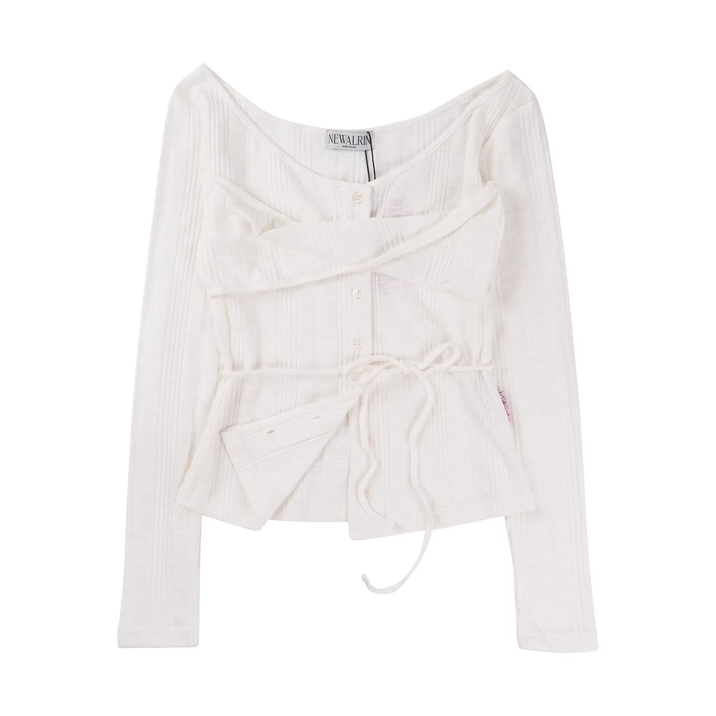 BabyMonster Ahyeon Inspired Long Sleeve Slim Fit Cardigan