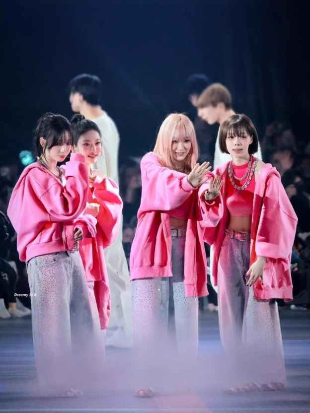 Aespa Pink Hoodie-AESPA