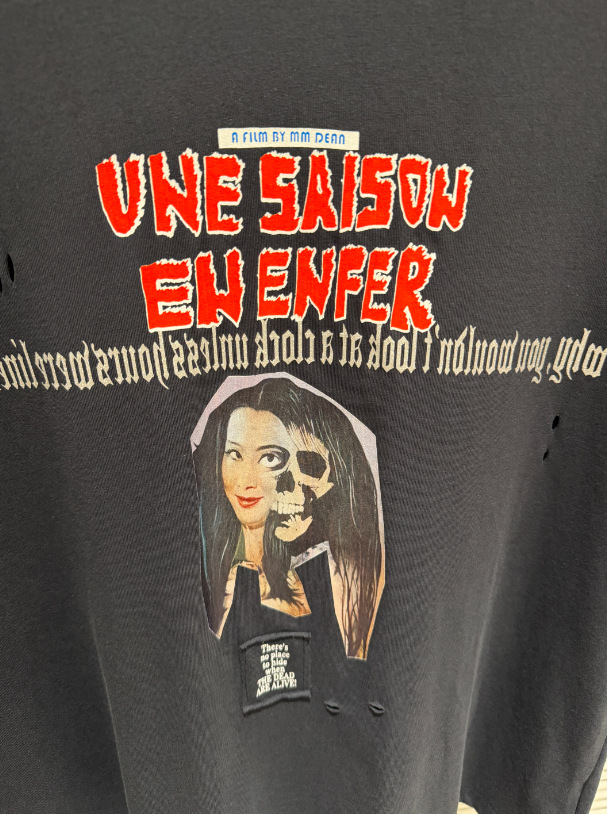 Stray kids Hyunjin Inspired Une Saison En Enfer Distressed T-shirt-Straykids