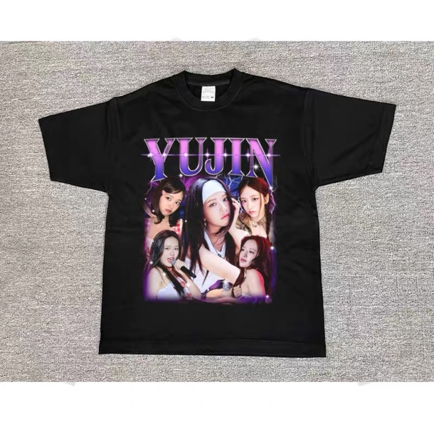 IVE Custom Member Printed Retro Washed T-Shirt