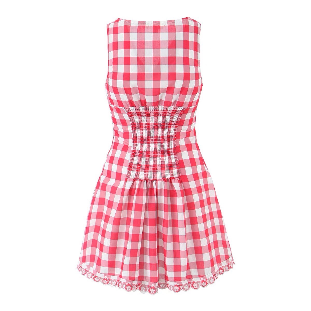 IVE Yujin Inspired Gingham Dress