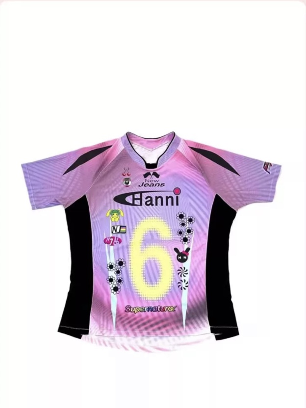 NewJeans Hanni Custom Jersey Tee