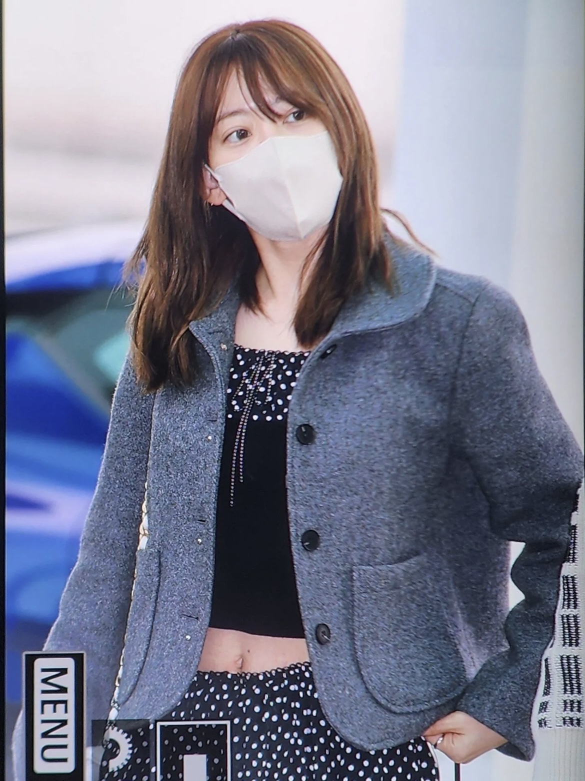 Lesserafim Sakura&Babymonster Chiquta Inspired Polka Dot Crop Top Shorts Set