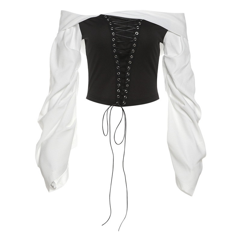 Strap One-shoulder Top Short Set for STAY | Stray Kids Concert Outfit