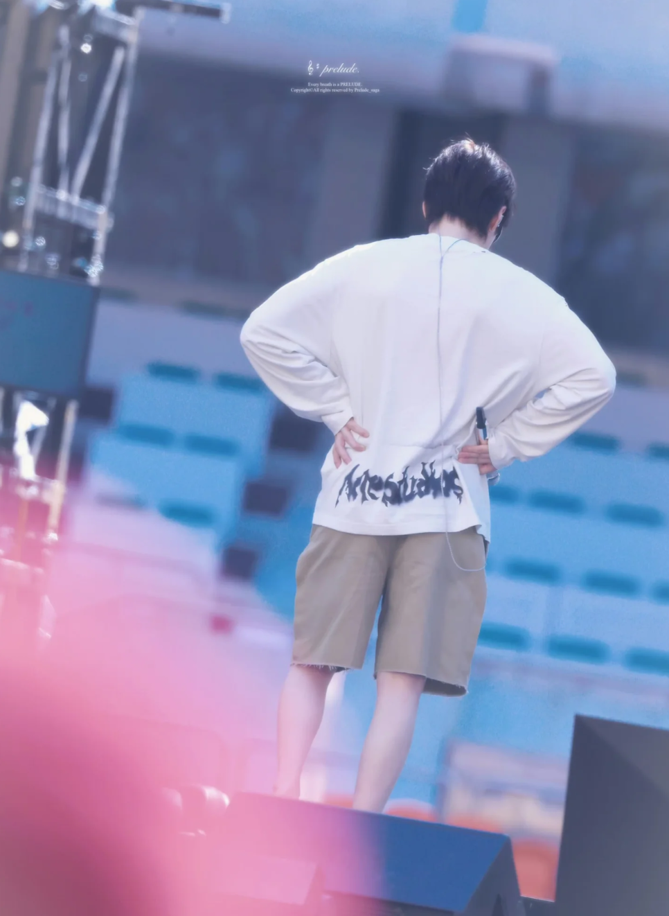 BTS SUGA Inspired Acne Style Gothic Logo Distressed Oversized T-shirt