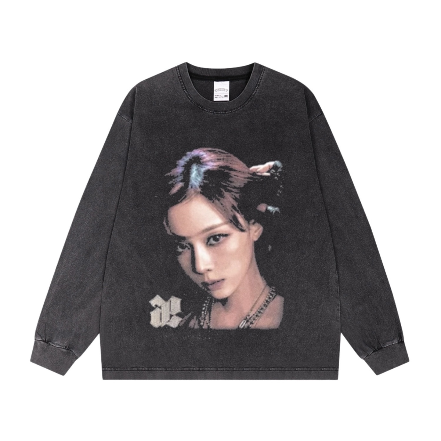 AESPA Custom Member Printed Retro Washed T-Shirt