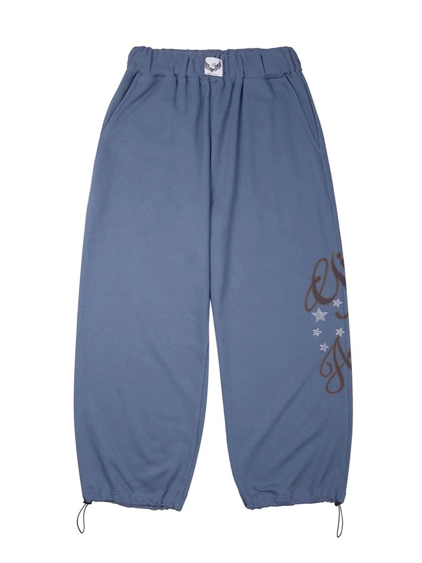 Blackpink Jennie Inspired Lettering Logo Sweatpants