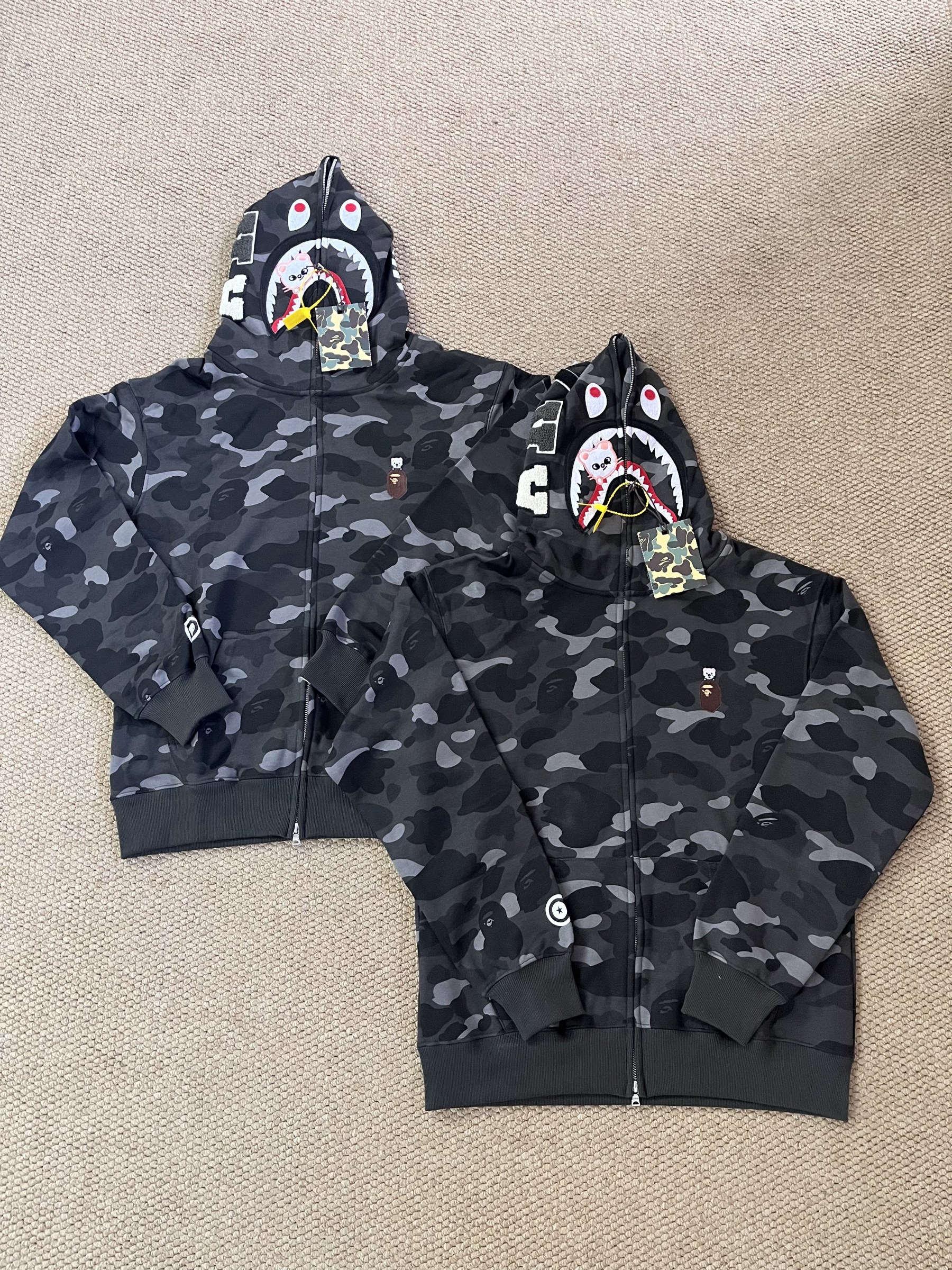 StrayKids Hyunjin BAPE Inspired Bape camo zip-up  hoodie-Stray Kids