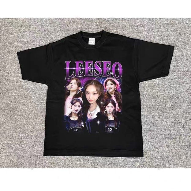 IVE Custom Member Printed Retro Washed T-Shirt