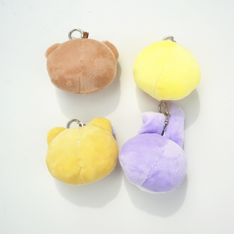 BlACKPINK 2025 CONCERT MERCH INSPIRED CHARACTER PLUSH FACE KEYRING