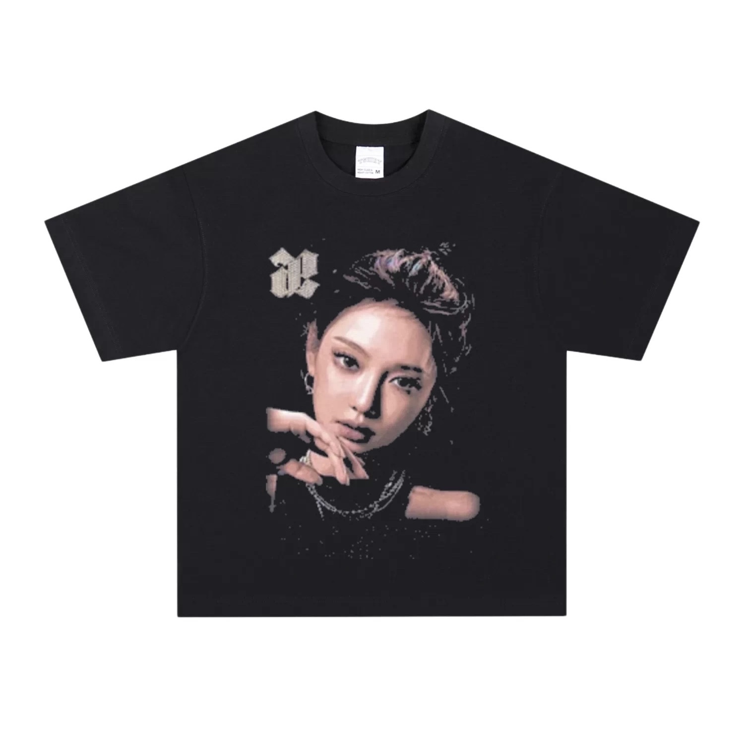 AESPA Custom Member Printed Retro Washed T-Shirt