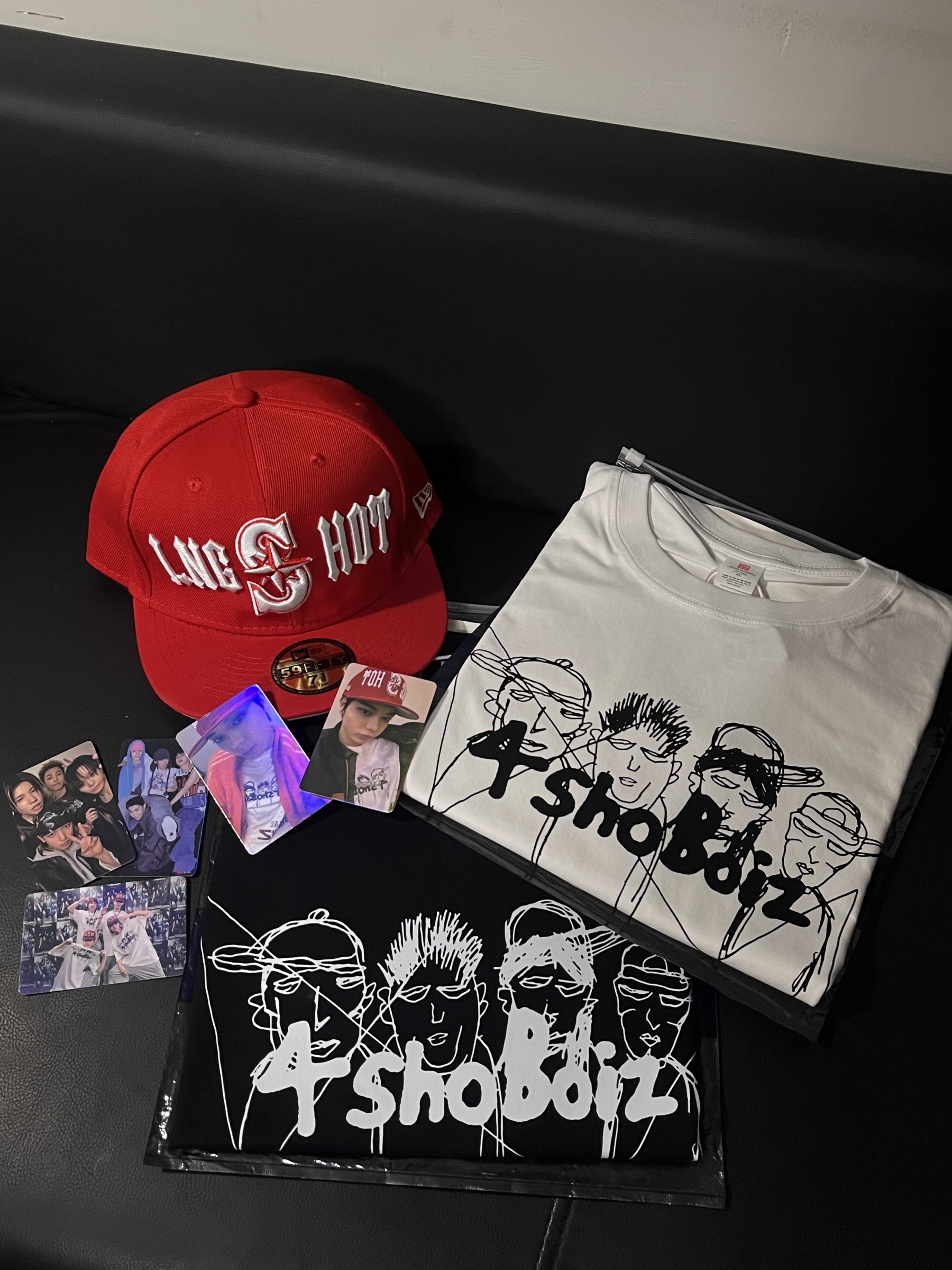 lngshot merch inspired letter print tshirt