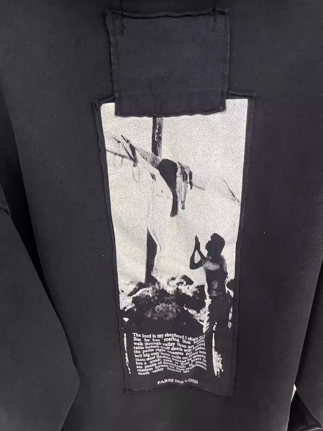 Distressed Artist Defend Loose Inspired Zip Up Hoodie