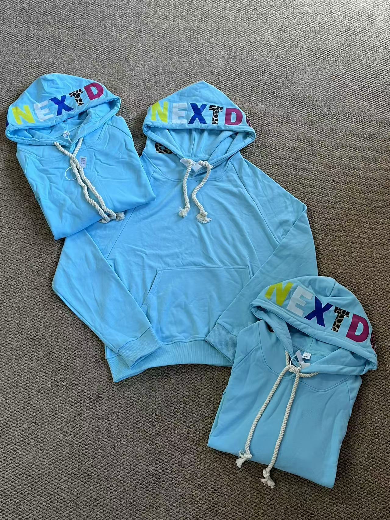 BND one and only stage inspired BLUE HOODIE-boynextdoor