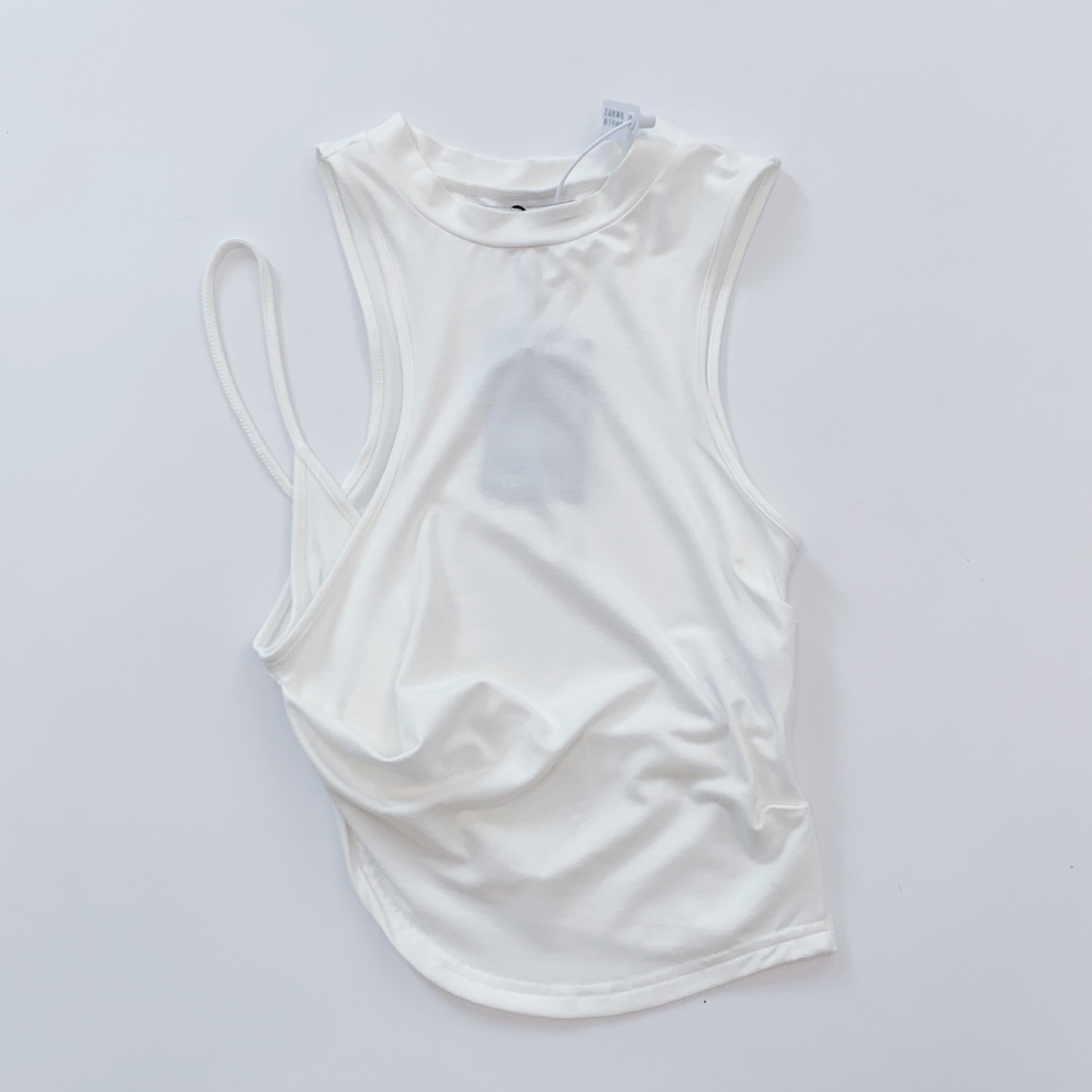 Blackpink Jennie Inspired Asymmetric Strap Tank Top