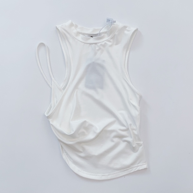 Blackpink Jennie Inspired Asymmetric Strap Tank Top