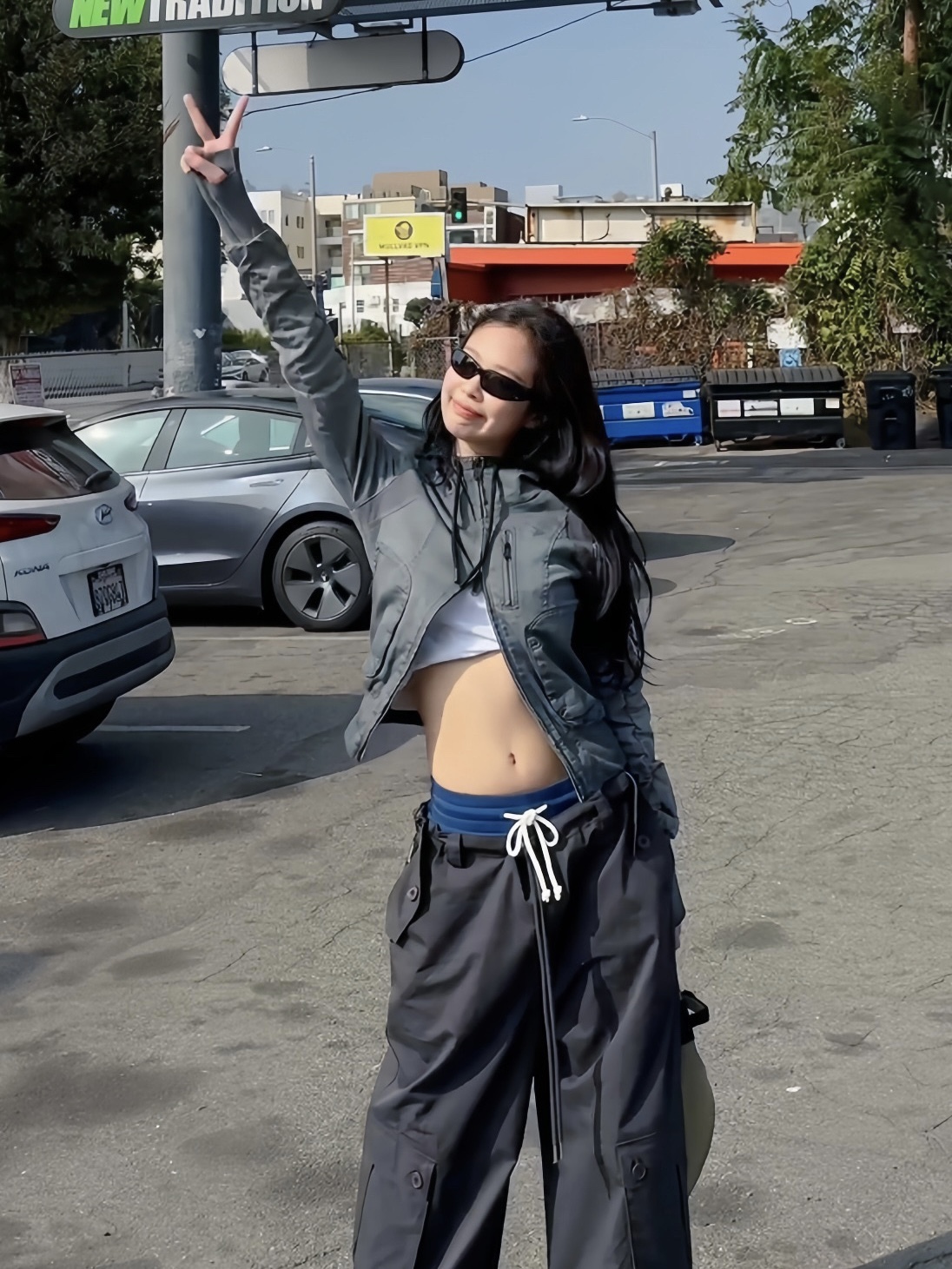 Blackpink Jennie Inspired Pockets Cargo Pants