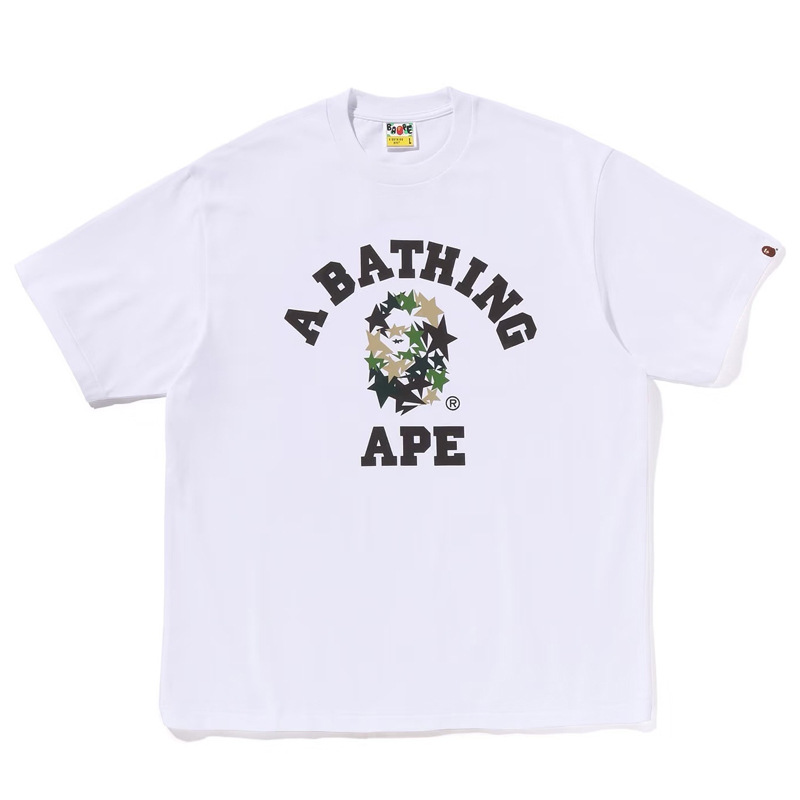 Boynextdoor Jaehyun Inspired Bape Star Pattern College Logo T-Shirt