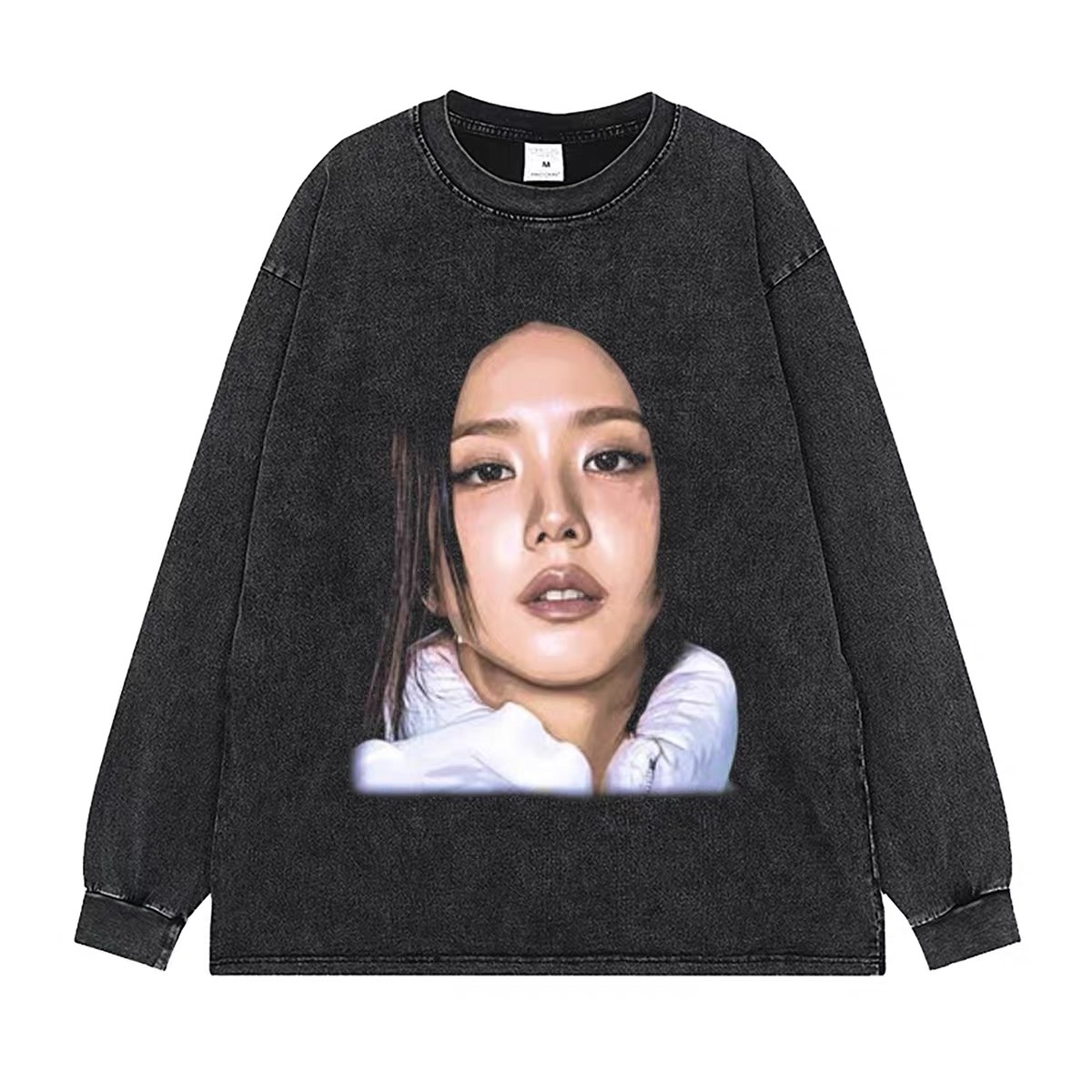 Blackpink Custom Member Printed Retro Washed T-Shirt
