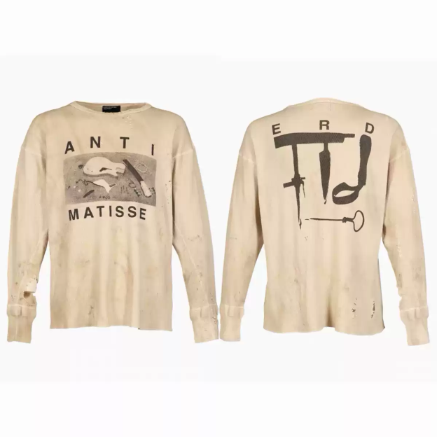 Stray kids Hyunjin Inspired ERD Anti Matisse Thermal Long Sleeve T-Shirt 