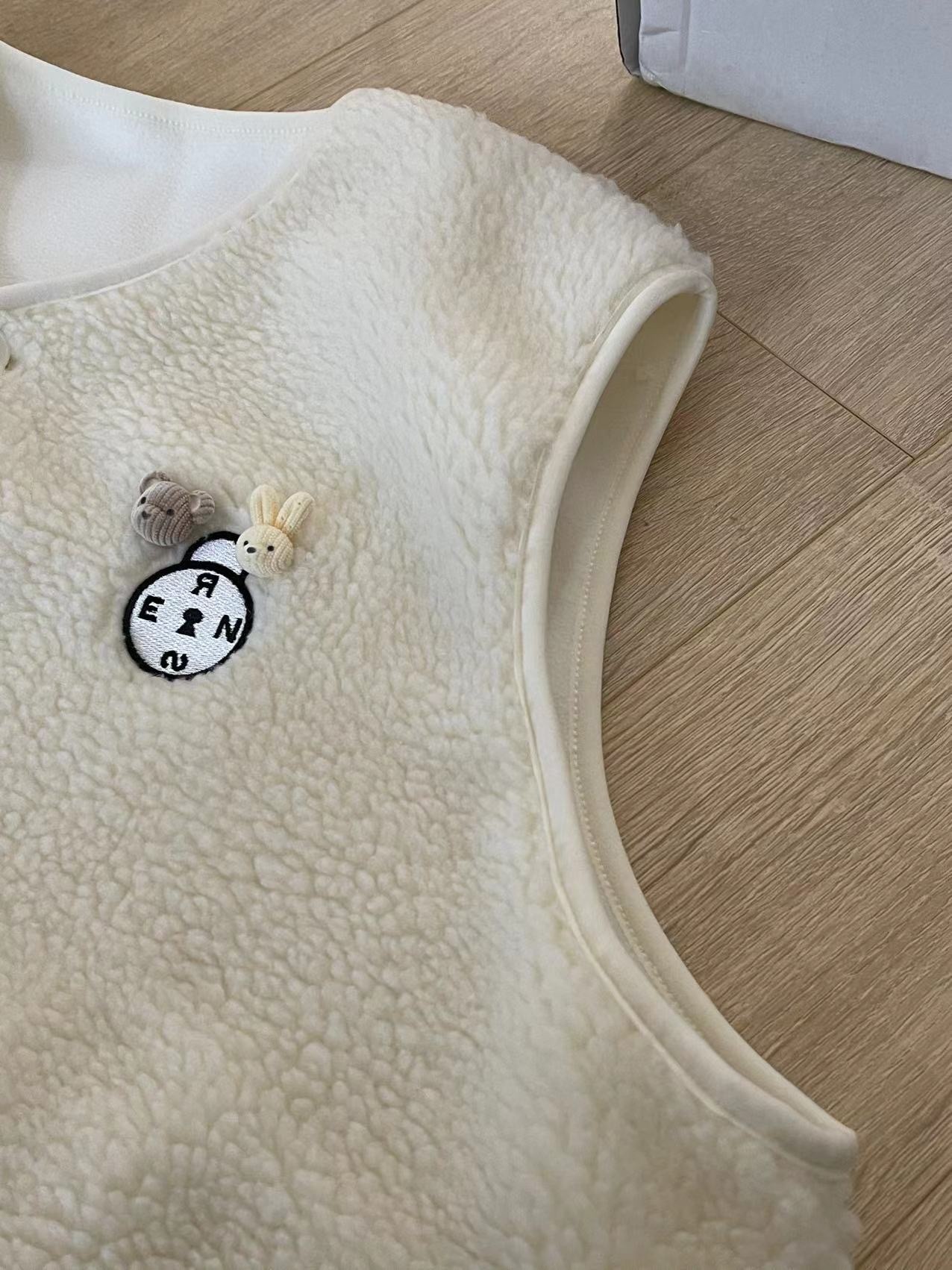 Seventeen Jeonghan  Inspired Sherpa Vest