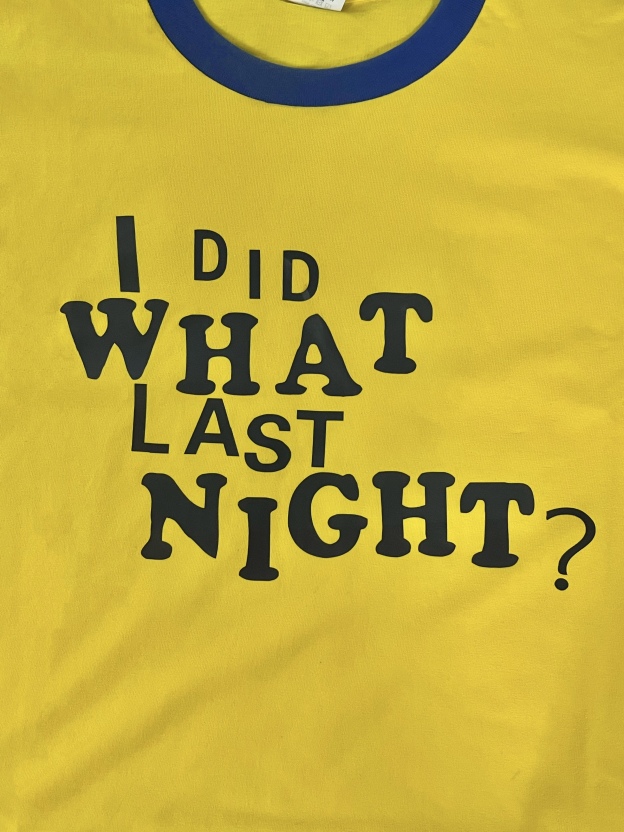 Seventeen Mingyu & TXT Yeonjun Inspired Vibrant Yellow Contrast Short Sleeve Tee