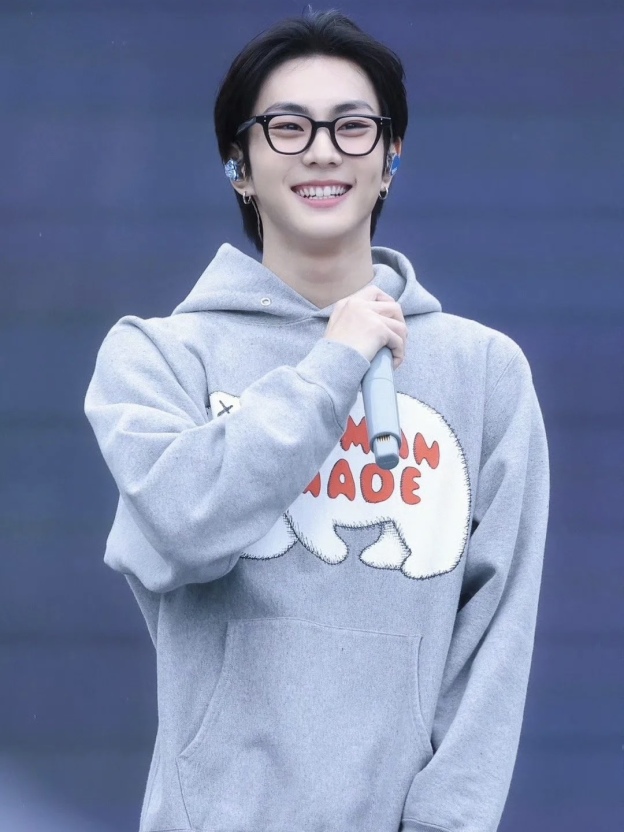 Enhypen Jungwon Inspired Human Made Polar Bear Graphic Hoodie