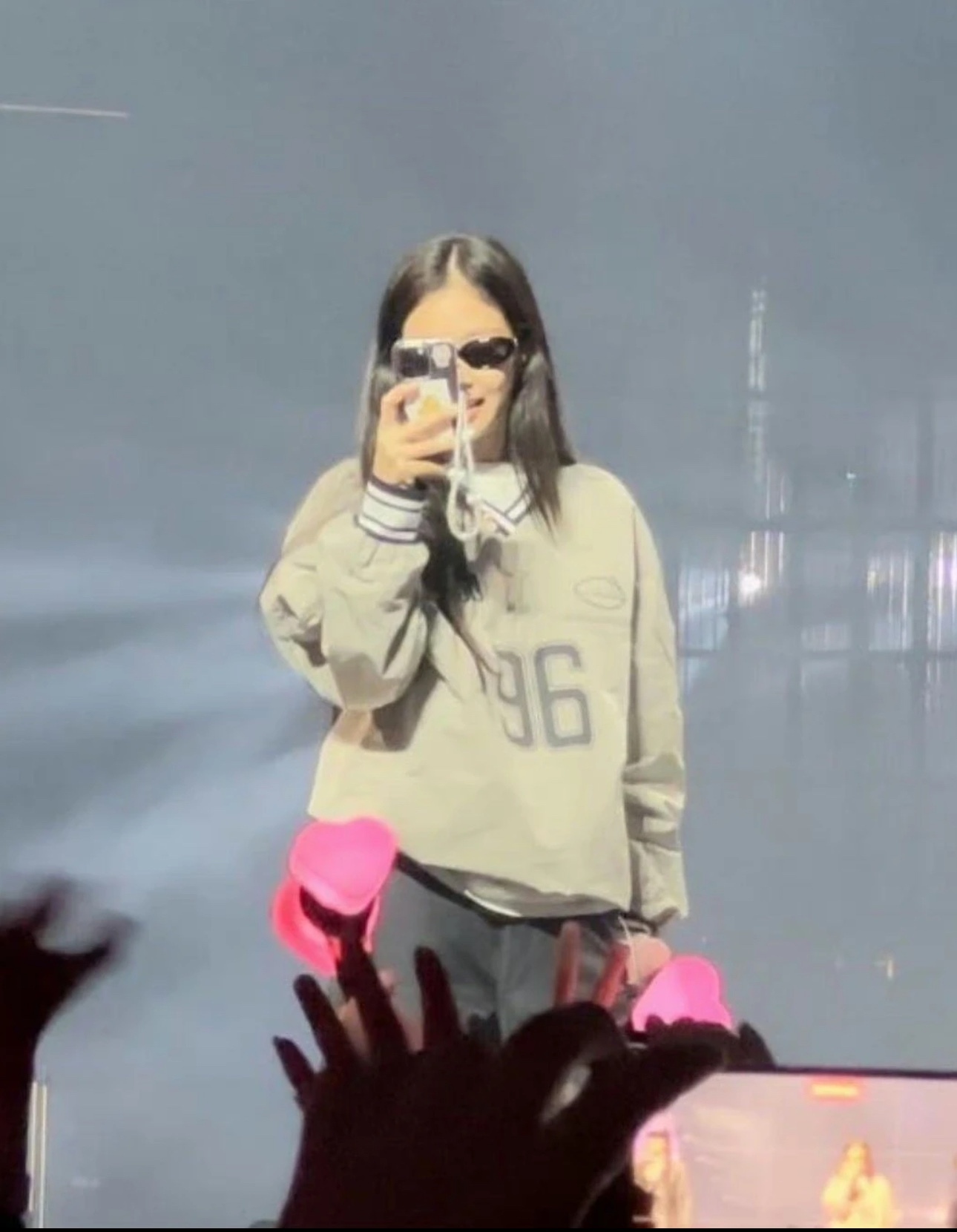 Blackpink Jennie Embroidered Baseball Jersey inspired Hoodie