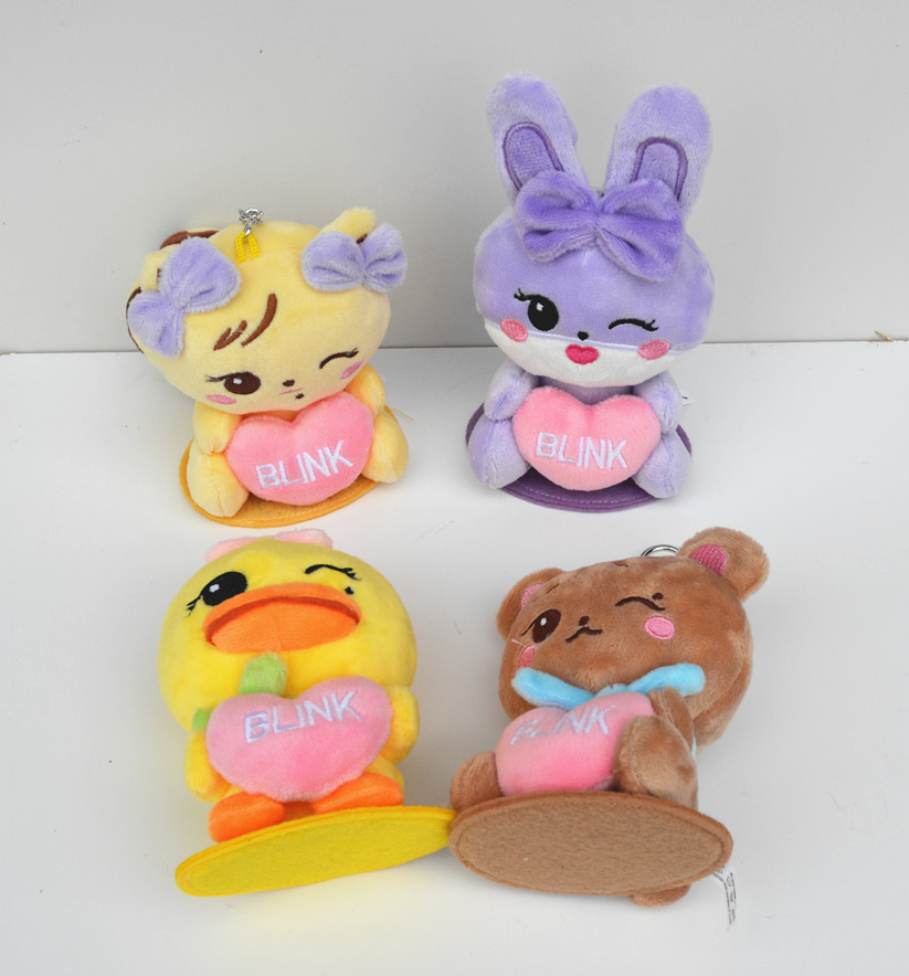 BlACKPINK 2025 CONCERT MERCH  INSPIRED CHARACTER MAGNETIC PLUSH KEYRING