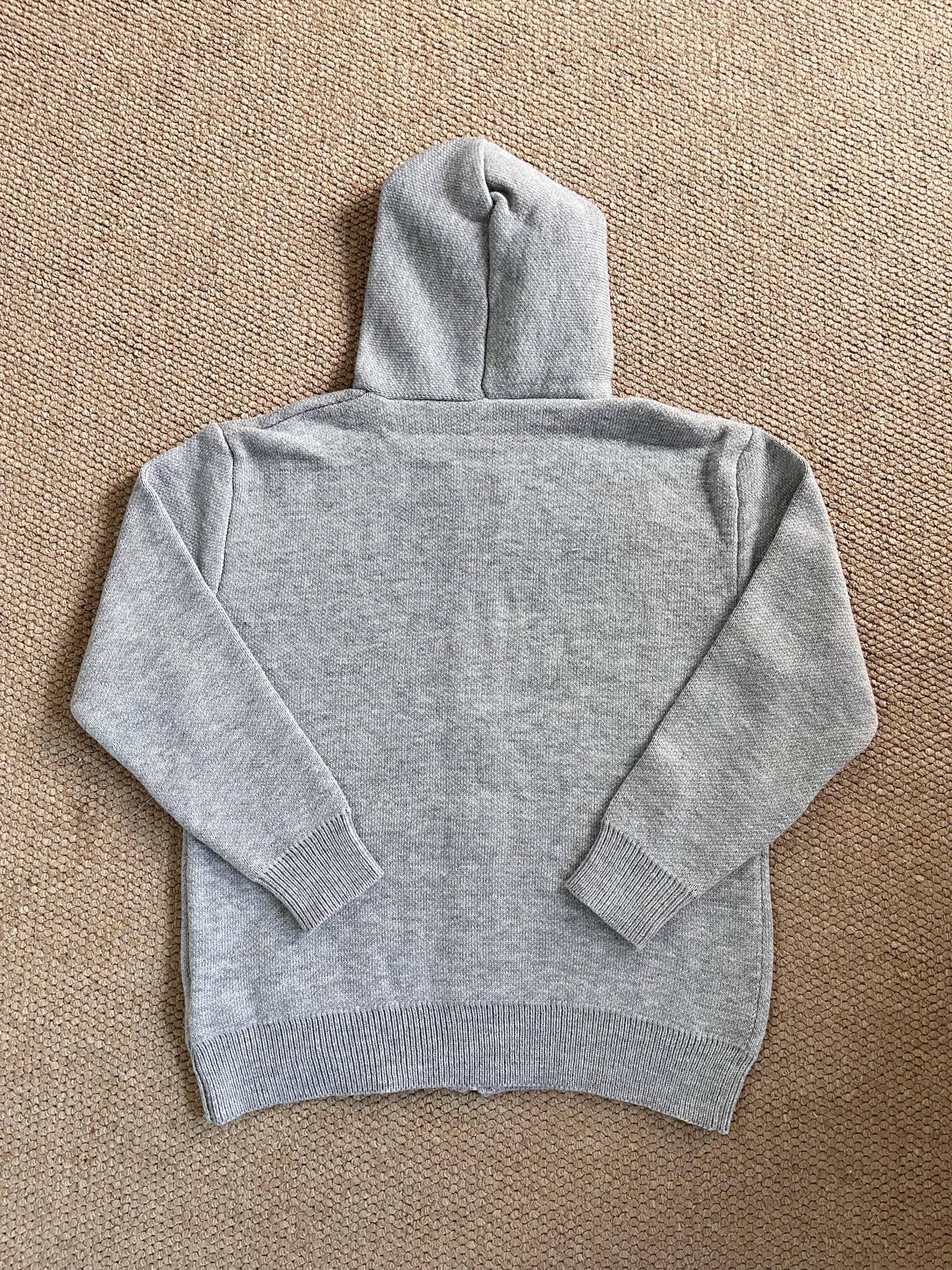 Enhypen Sunoo inspired Grey Pink Cardigan Phantom Sweater Jacket