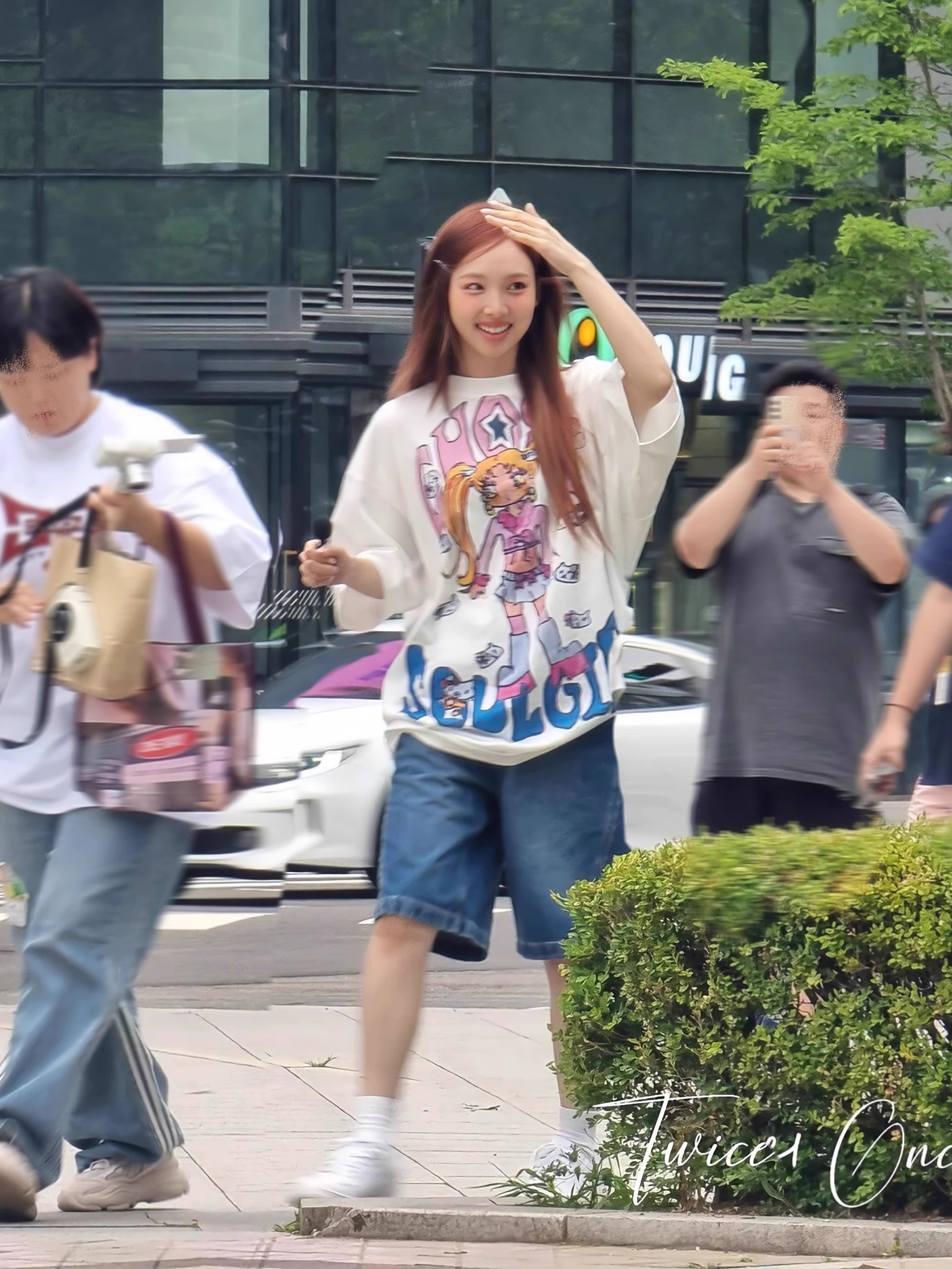 TWICE Nayeon Inspired Anime Girl Graphic Tee