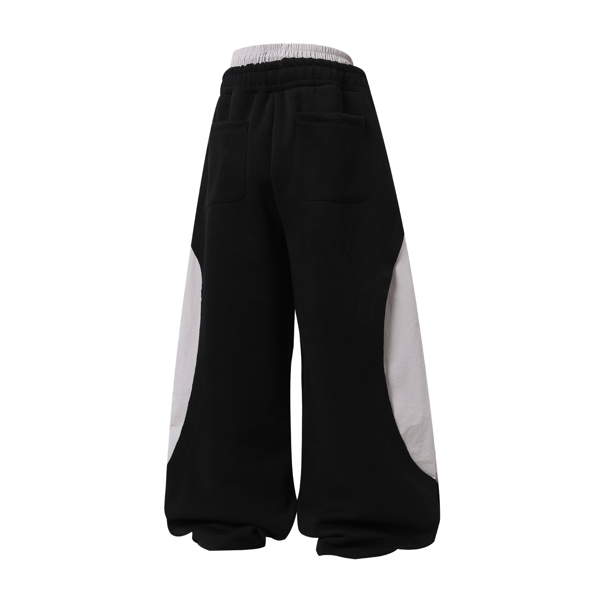 Enhypen Jay Inspired Deconstructed Double Waistband Three-Stripe Sweatpants