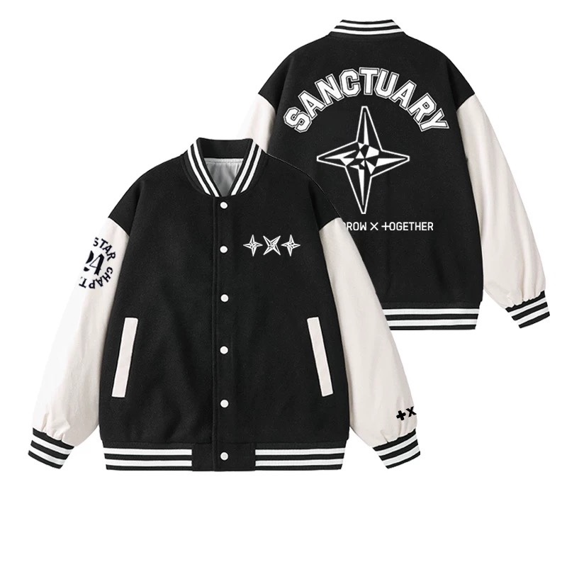 TXT SANCTUARY TOUR Inspired Baseball Jacket