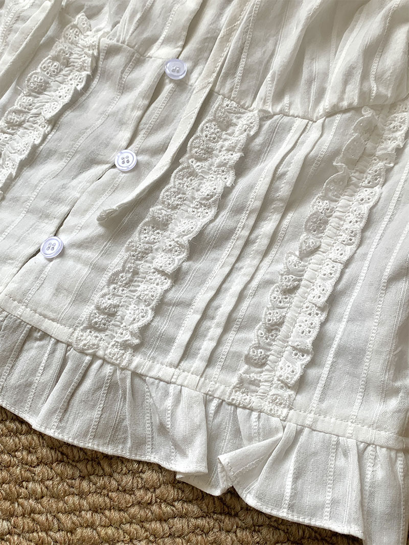 ITZY Yuna Inspired Off-Shoulder Lace Ruffled Crop Top