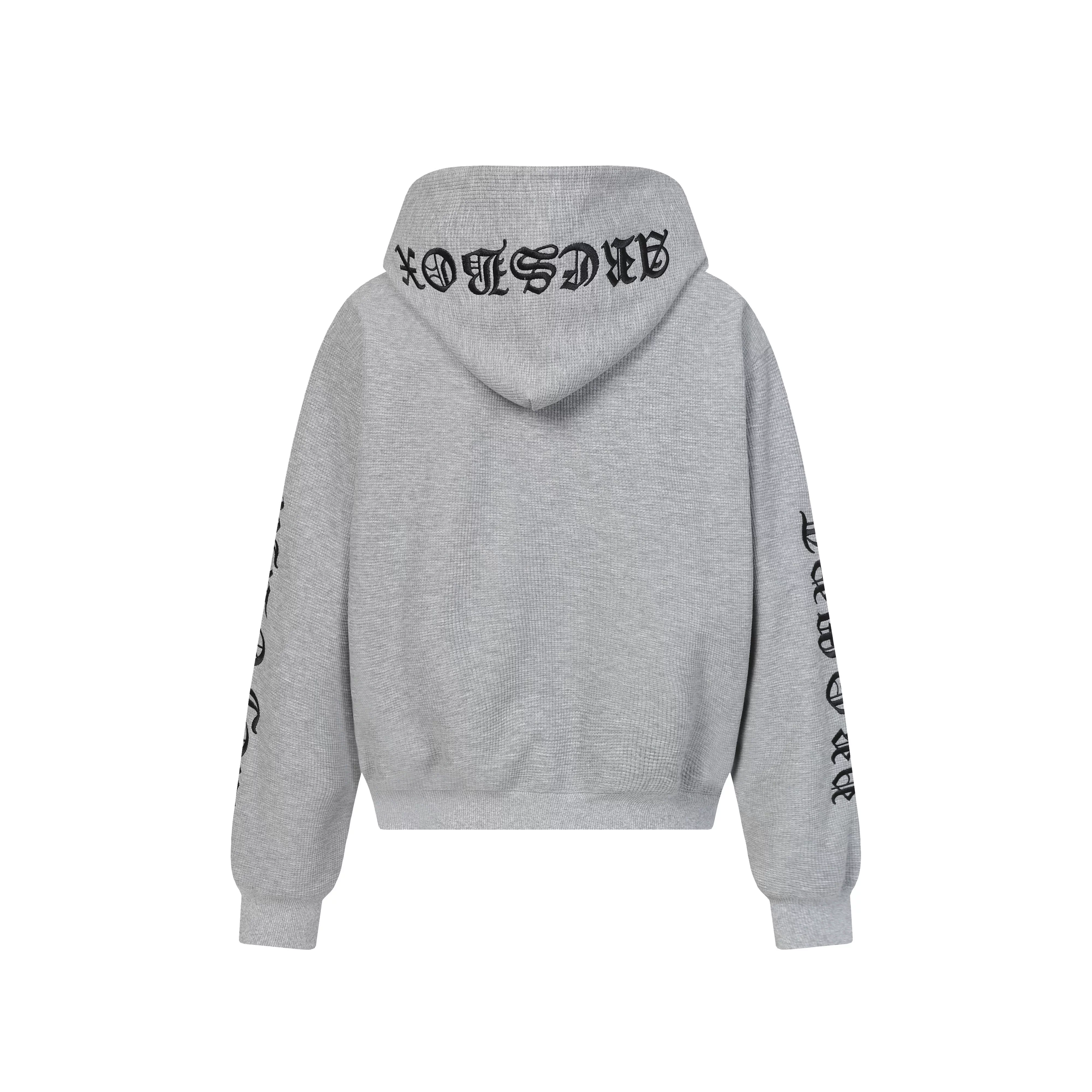 ENHYPEN Niki Inspired Grey Character Print Zip-Up Hoodie-NI-KI
