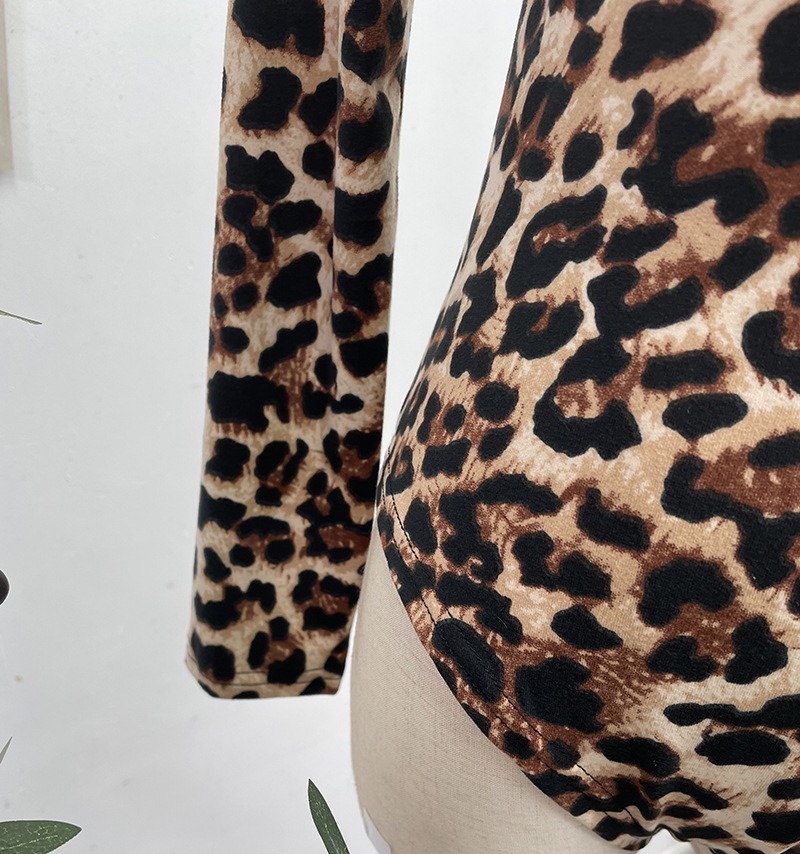 Aespa Giselle inspired Leopard Print Bodysuit