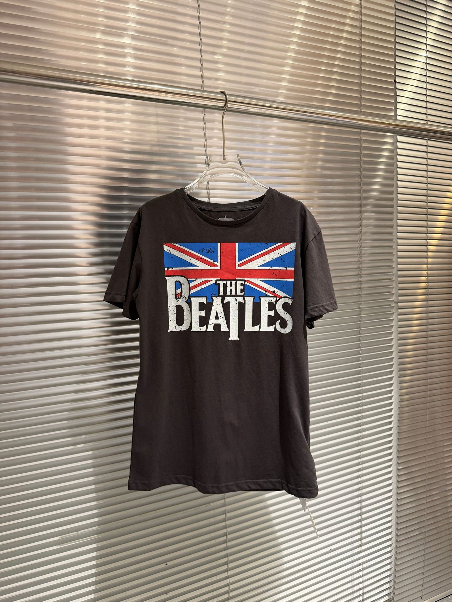 Cortis Martin Inspired The Beatles British Flag Washed Distressed T-Shirt