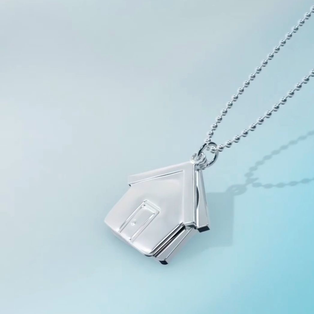 Boynextdoor 2nd Anniversary Fan Support Gift Small House Necklace
