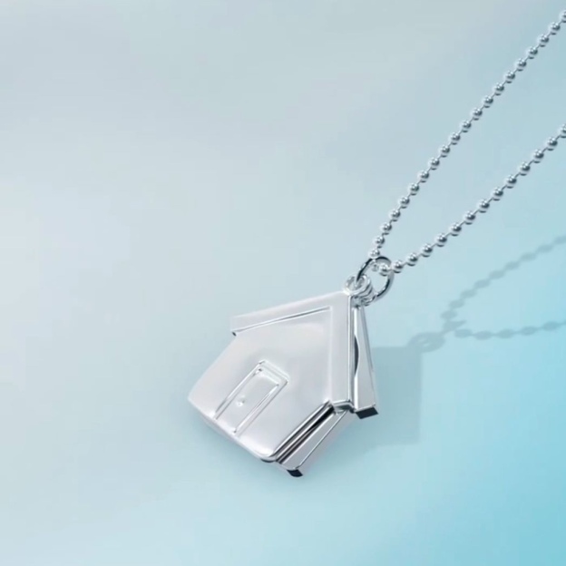 Boynextdoor 2nd Anniversary Fan Support Gift Small House Necklace
