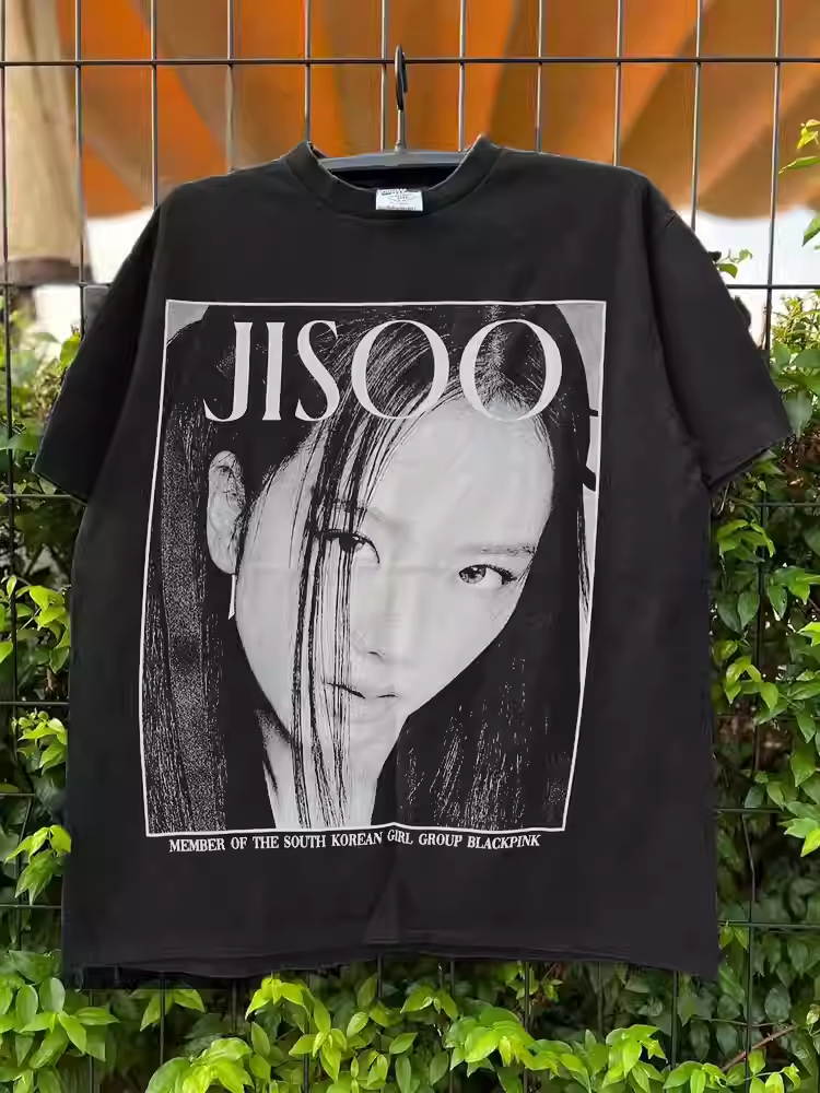 Blackpink Rose Jisoo Vintage Graphic Tee