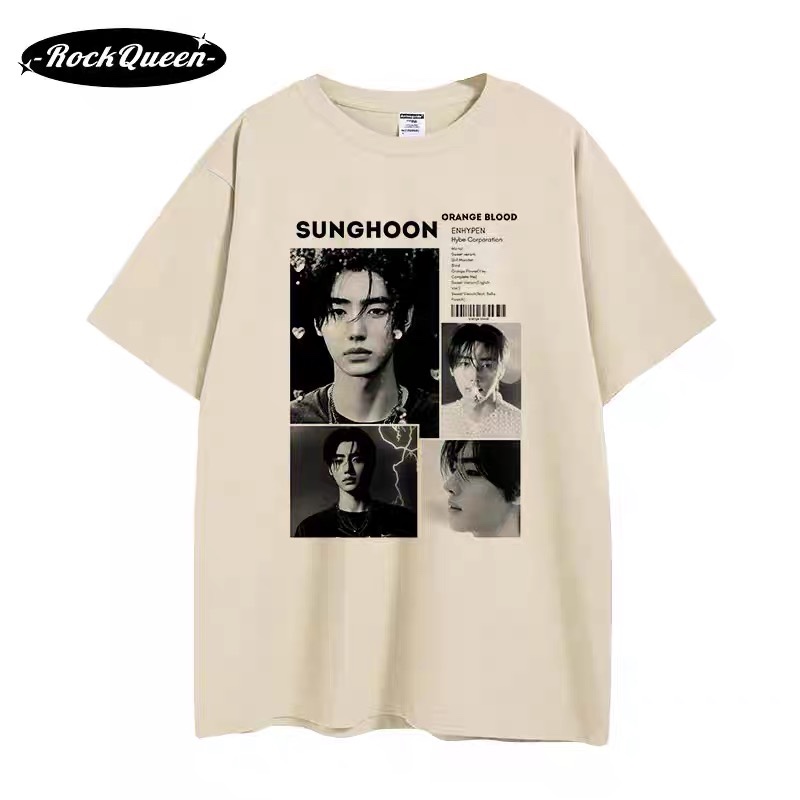 Enhypen Custom Member Graphic T-Shirt