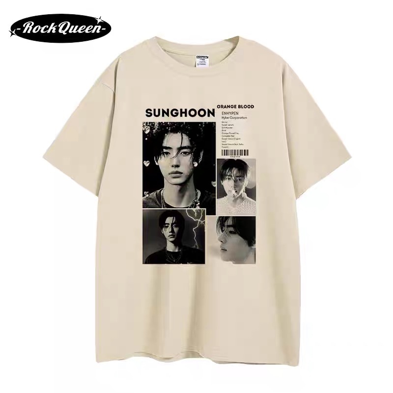 Enhypen Custom Member Graphic T-Shirt