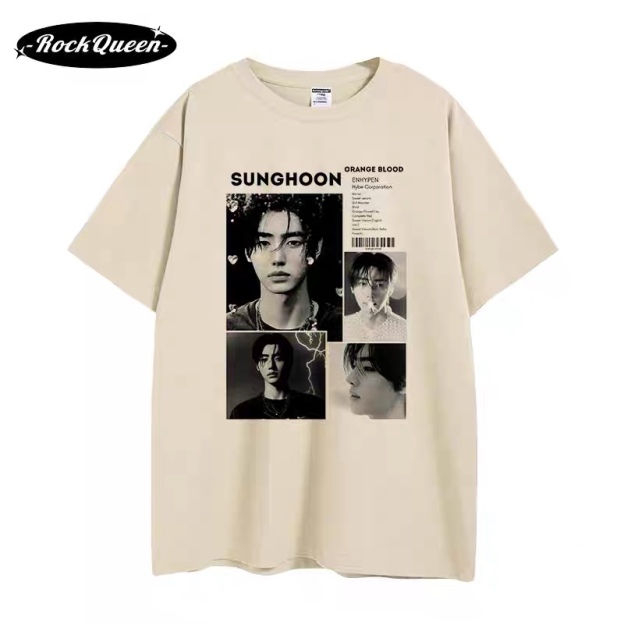 Enhypen Custom Member Graphic T-Shirt