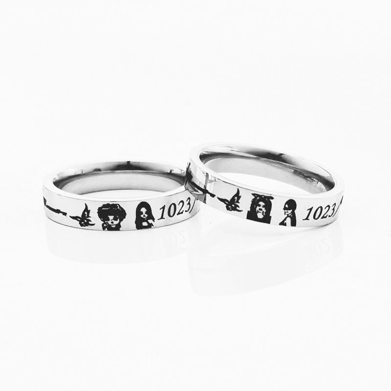 Aespa Ningning Fanmade Birthdate Signature Ring-