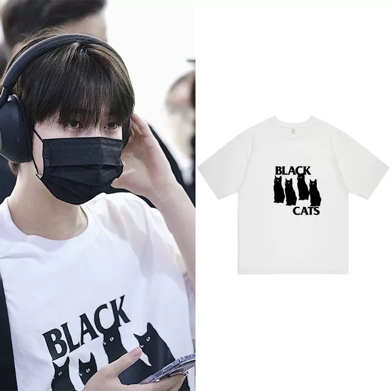 ENHYPEN Sunoo Inspired Oversized Drop-Shoulder T-Shirt