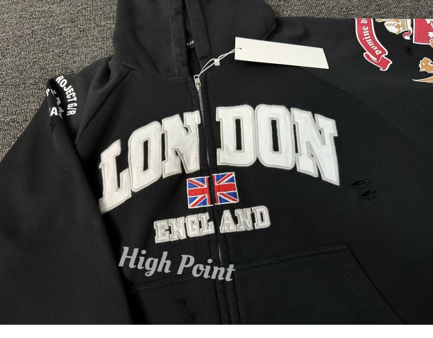 Seventeen Minghao Embroidered inspired Patchwork Hip pop Hoodie-The8